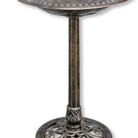 BACKYARD EXPRESSIONS PATIO · HOME · GARDEN 912449-WB Outdoor Garden Bird Bath- - Picture 4 of 4